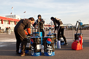 Гонщики опробовали топливо ELF RACE 102