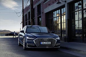 Фары Osram на флагманском Audi A8