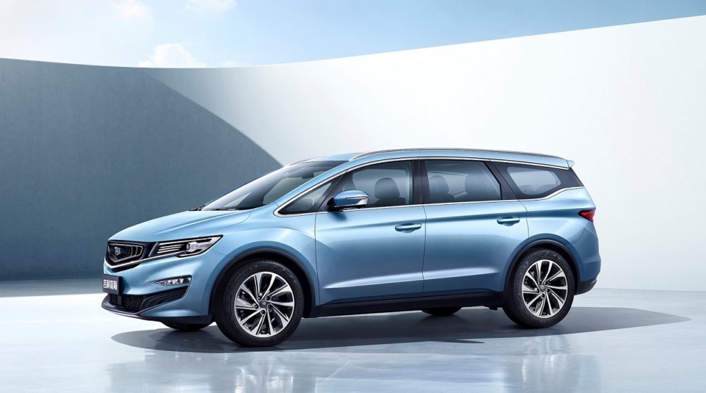 Geely презентовала свой первый гибридный MPV