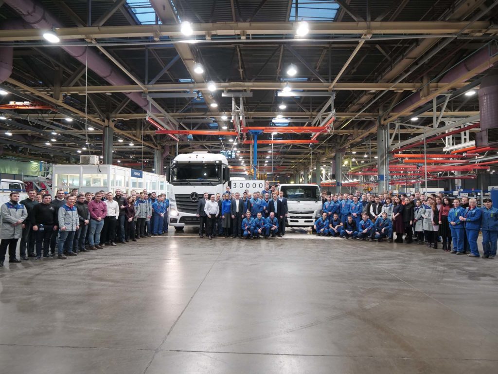 30 000 грузовых автомобилей – очередной производственный рубеж