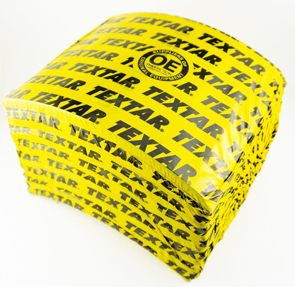 Новая защитная упаковка для тормозных накладок Textar