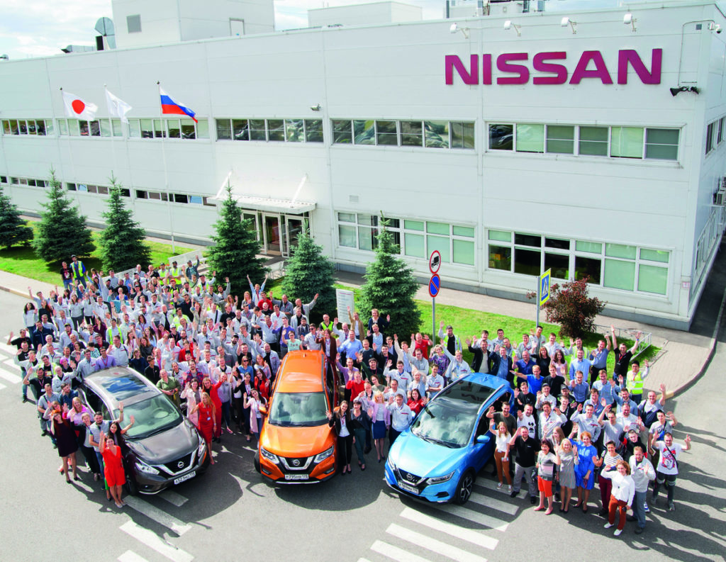 10 лет производства Nissan в Петербурге