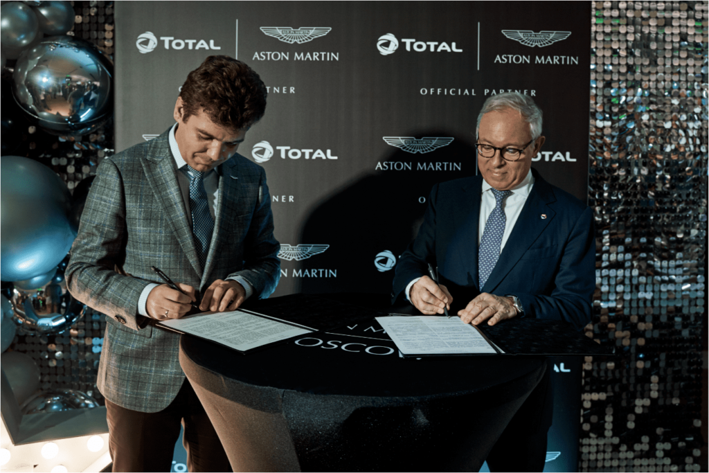 Тотал Восток и Aston Martin Moscow АВИЛОН подписали договор о сотрудничестве