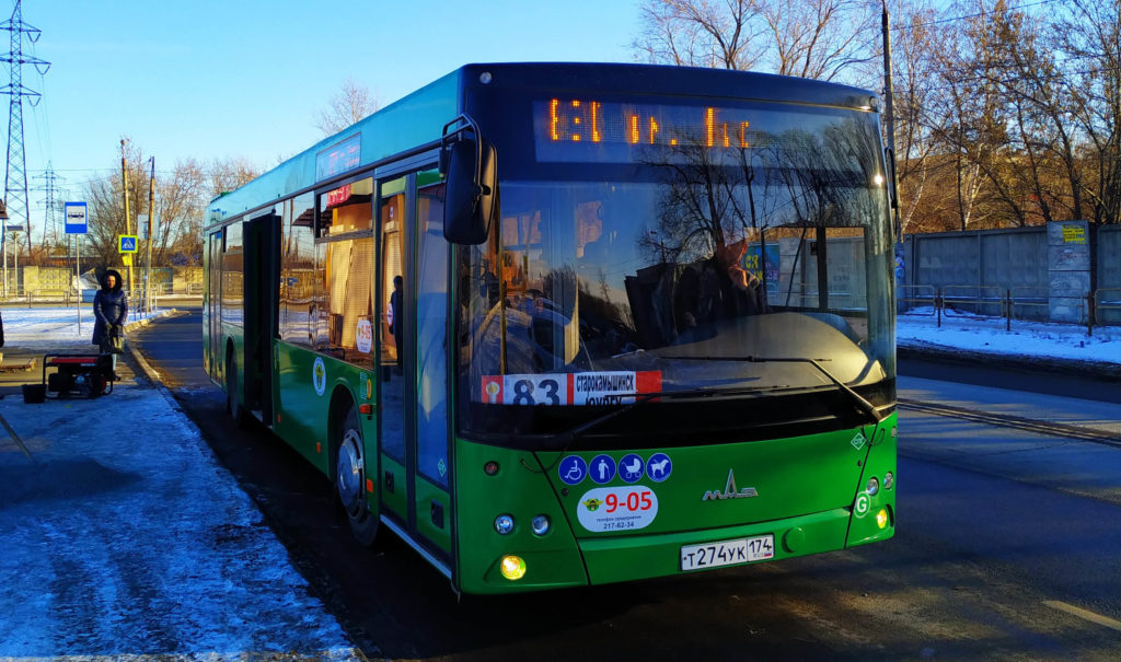 Газомоторные автобусы МАЗ-203 будут работать в Челябинске