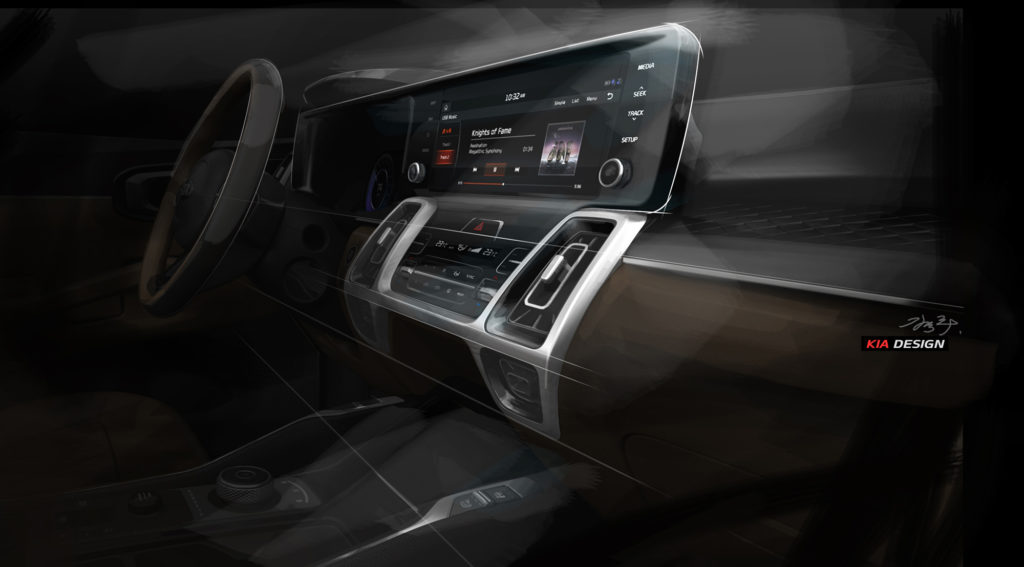 Компания KIA анонсировала фото Sorento четвертого поколения