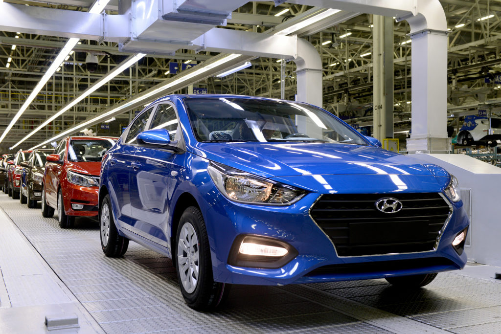 Завод Hyundai Motor в Санкт-Петербурге возобновляет работу