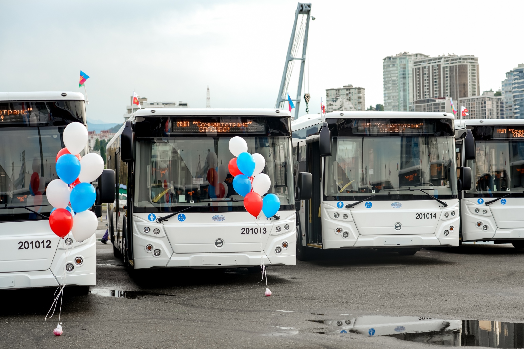 В Сочи на маршрут выходят 30 автобусов ЛиАЗ-5292 подготовленные для людей с ограниченными возможностями