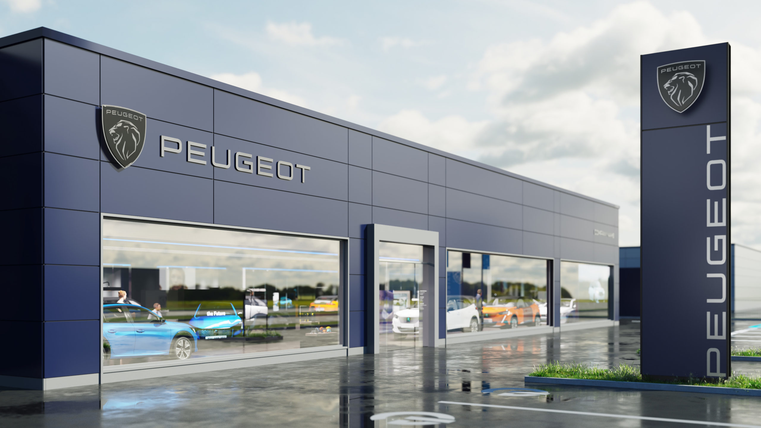 Компания PEUGEOT сменила логотип и фирменный стиль