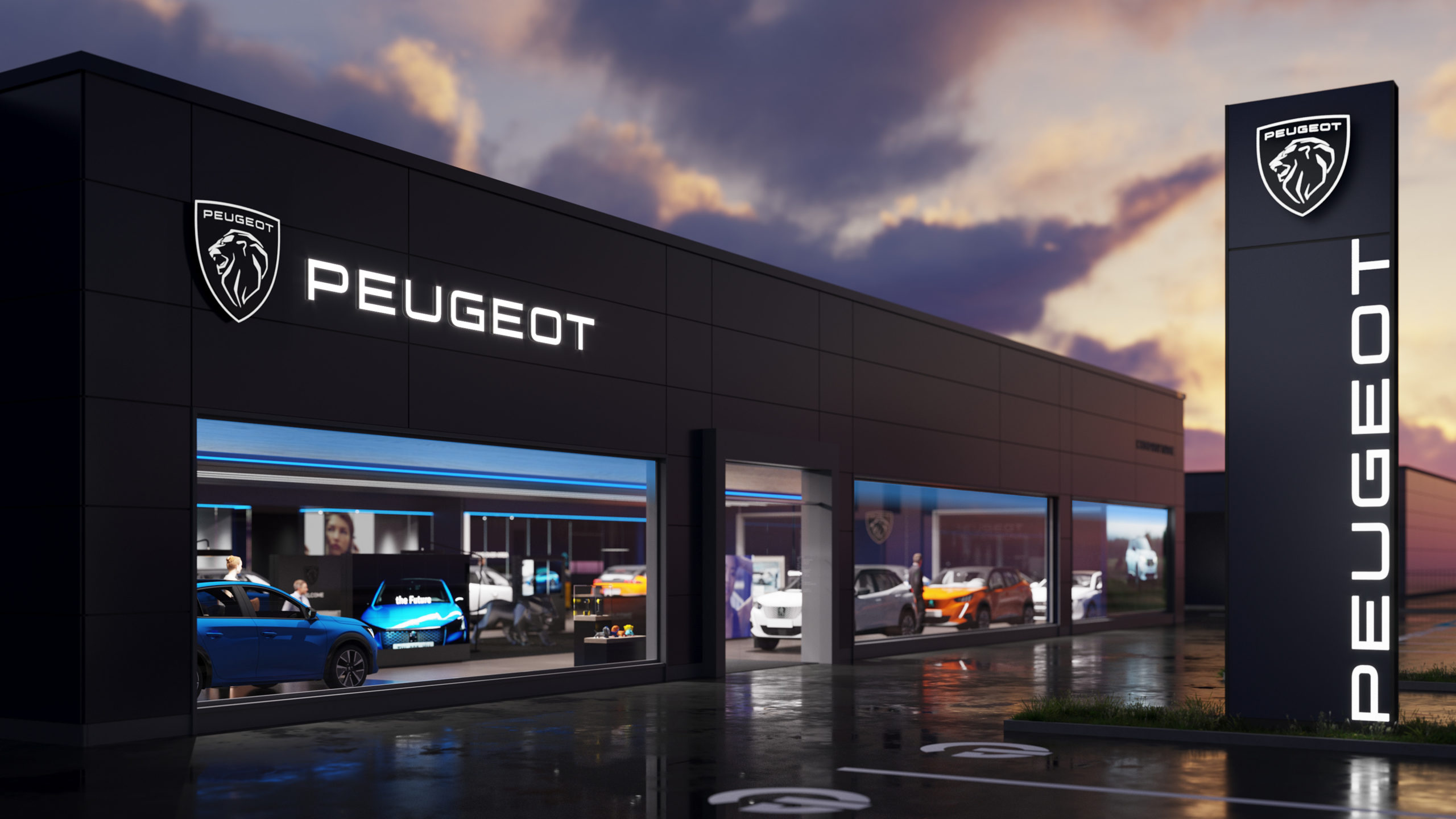 Компания PEUGEOT сменила логотип и фирменный стиль