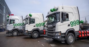 Scania продала 1000 грузовиков