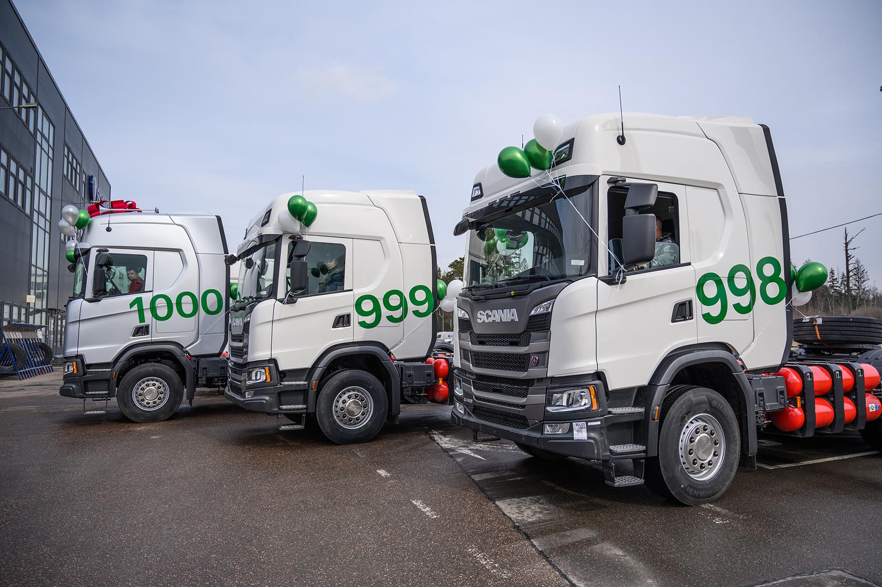 Scania продала 1000 грузовиков на газомоторном топливе в России