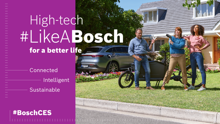 Bosch на CES 2022 представил подключаемые устройства