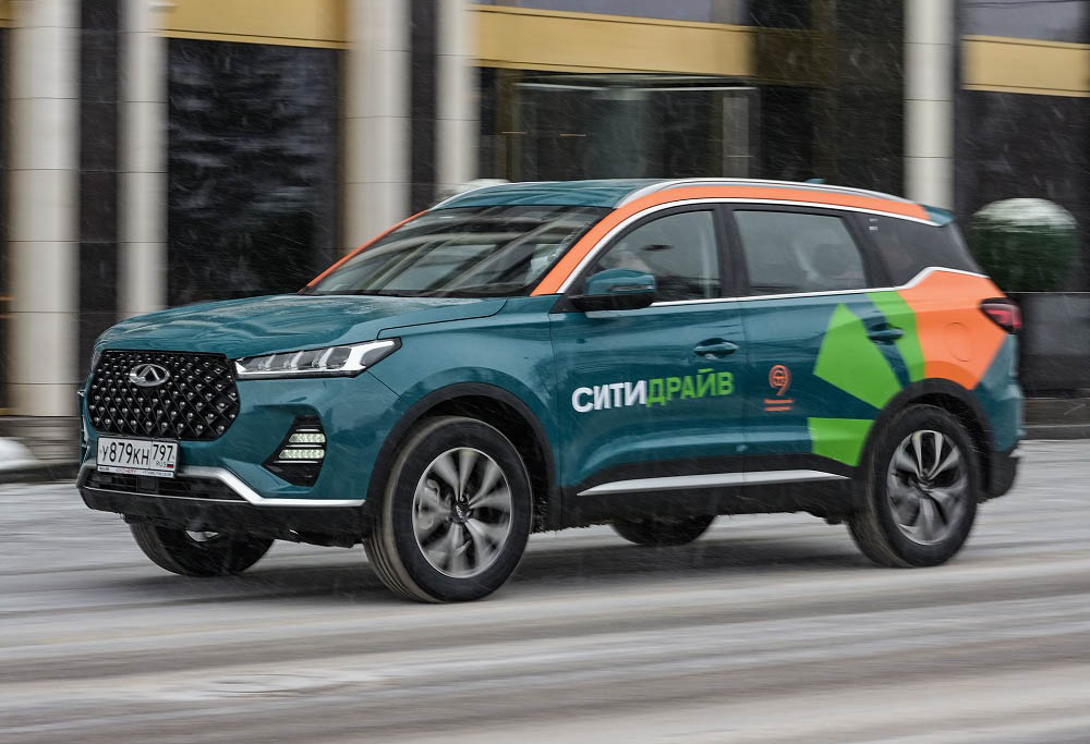 37 машин CHERY TIGGO 7 PRO будет задействовано для парка каршеринга Ситидрайв