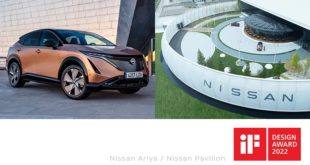 Ariya and Nissan Pavilion win iF Design Award