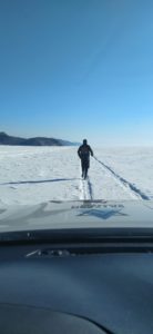 Continental на льду Байкала