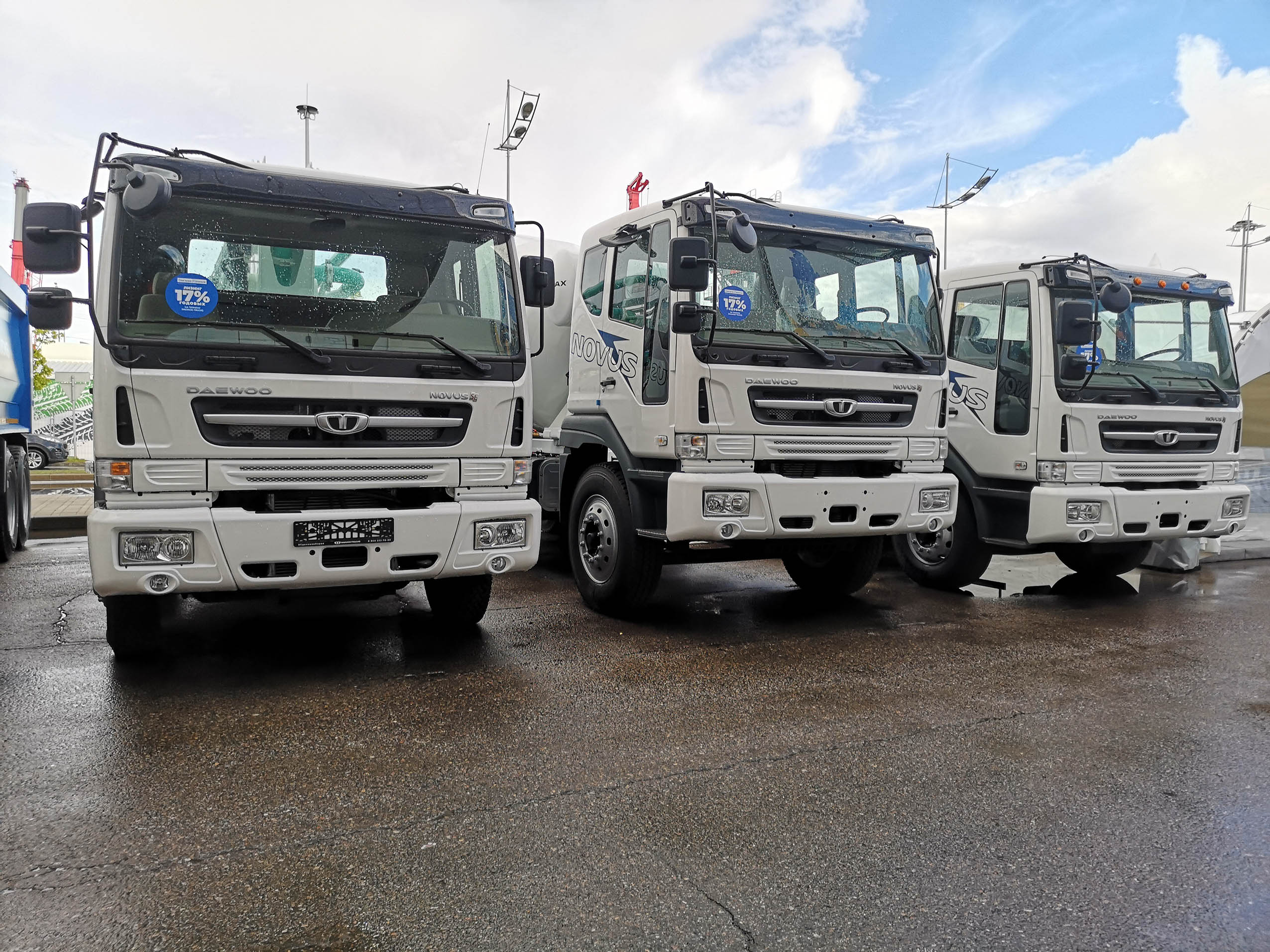 Компания Daewoo Trucks представила четыре новинки