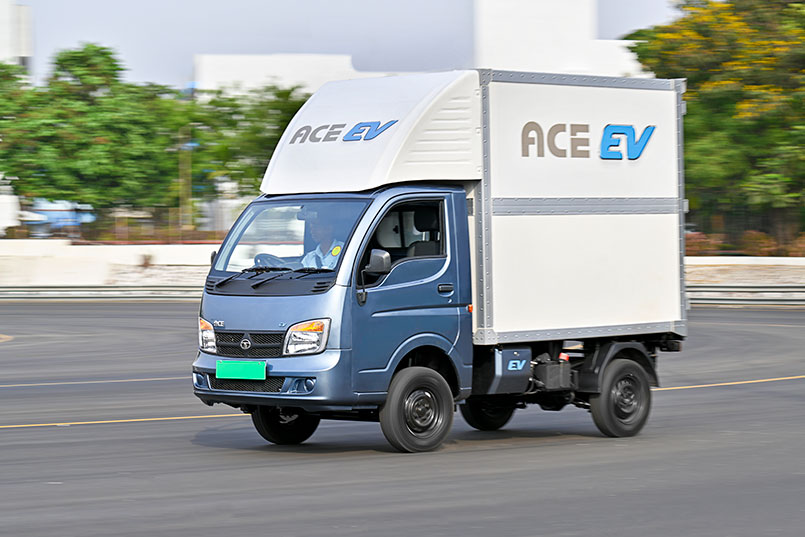 TATA Ace EV - new fully electric small commercial vehicle
