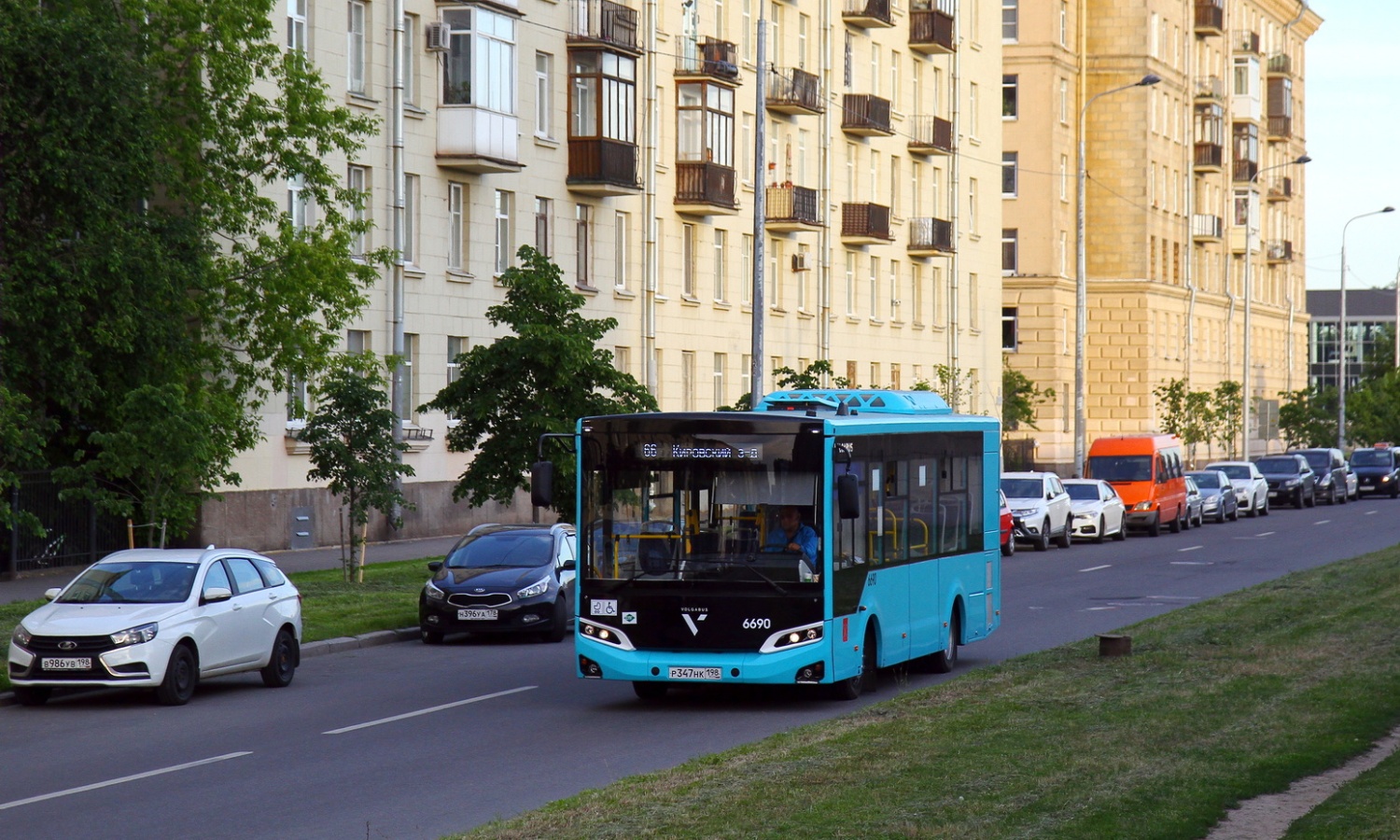 Новые Volgabus на маршрутах Санкт-Петербурга