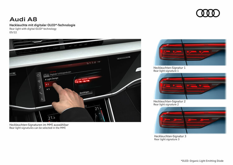 Автомобильное освещение ближайшего будущего от Audi