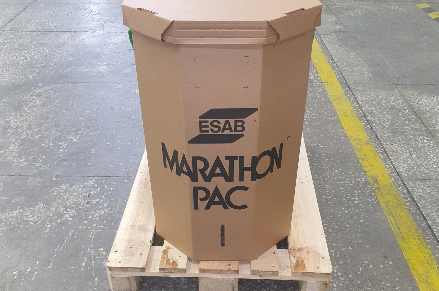 Компания «ЭСАБ» обновила упаковку для сварочной проволоки Marathon Pac