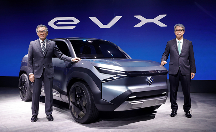 Компания Suzuki представила новый электрический концепт eVX