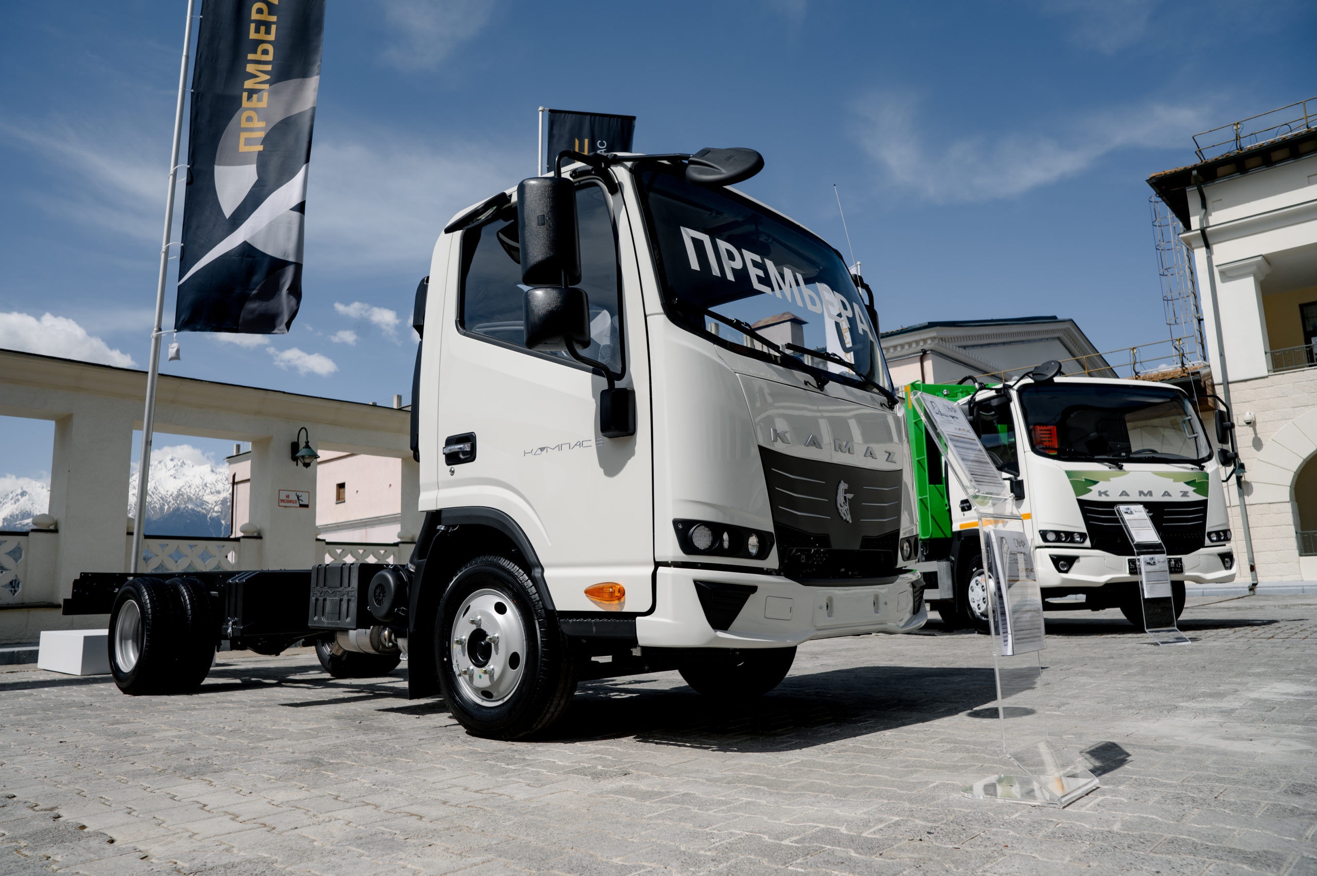 Представлен новый среднетоннажный грузовик Компас 5 с двигателем КАМАЗ-580