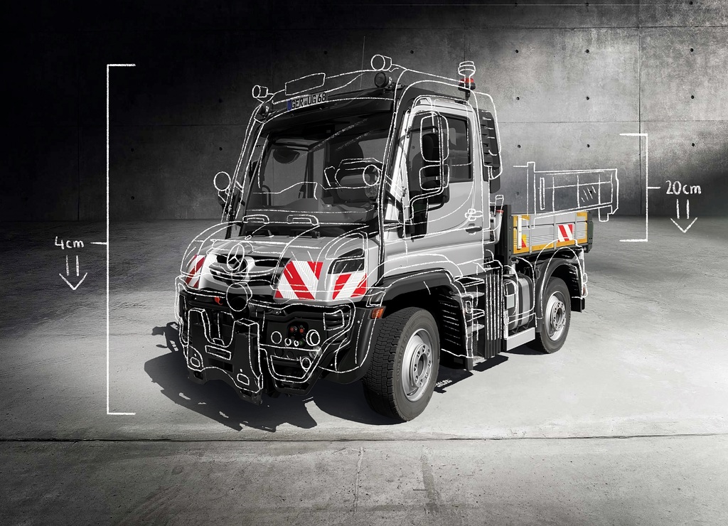 Низкопольный Mercedes-Benz Unimog