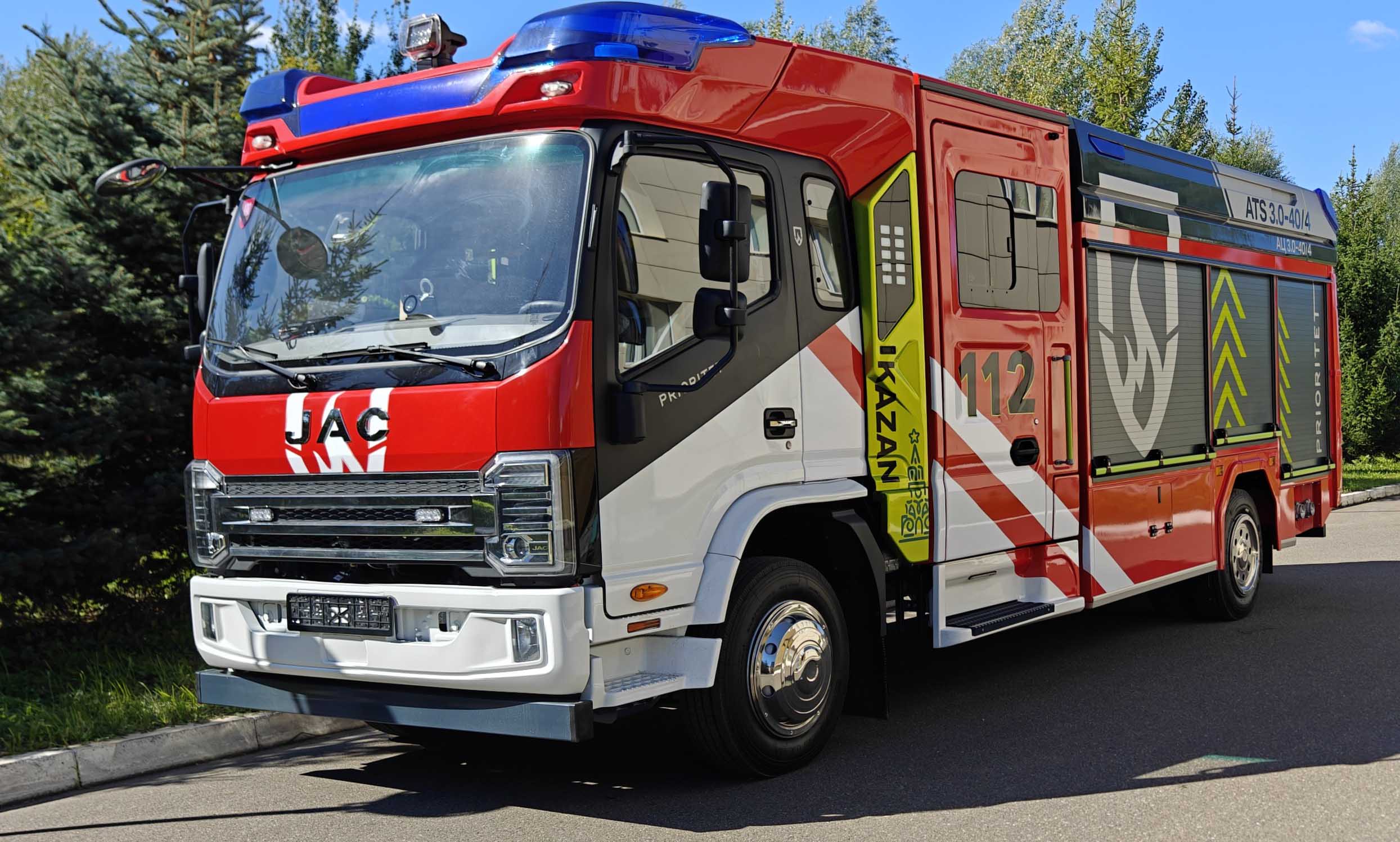 Показали пожарные автомобили на базе JAC N120X