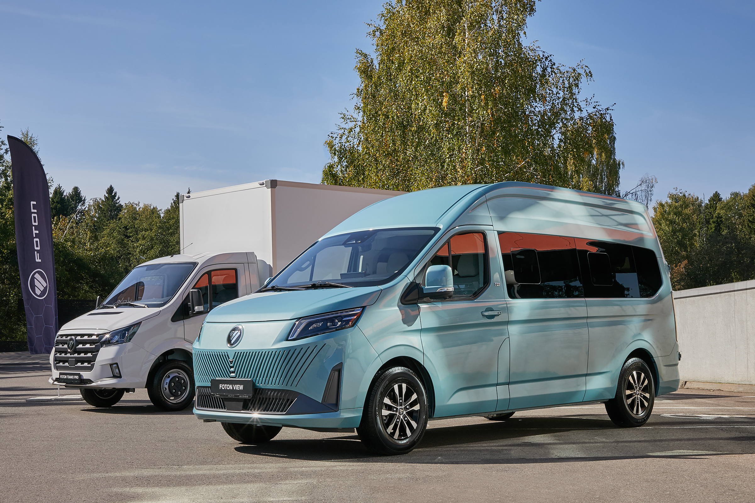 FOTON представил VIEW 8+1 и изотермический фургон на базе TOANO PRO